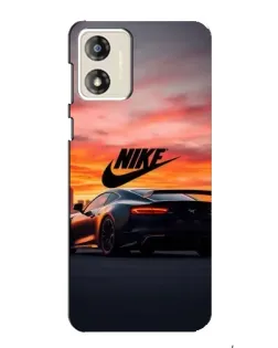 Чехол для Motorola MOTO E13 с картинкой «Nike и суперкар» Чехол для Motorola MOTO E13 с картинкой «Nike и суперкар»