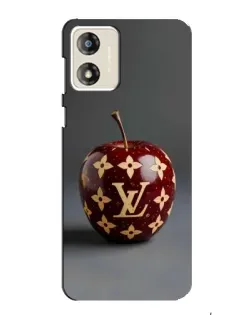 Чехол для Motorola MOTO E13 с картинкой «Красное яблоко LV»