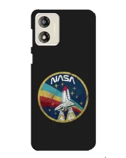 Чехол для Motorola MOTO E13 с картинкой «NASA — эмблема миссии» Чехол для Motorola MOTO E13 с картинкой «NASA — эмблема миссии»