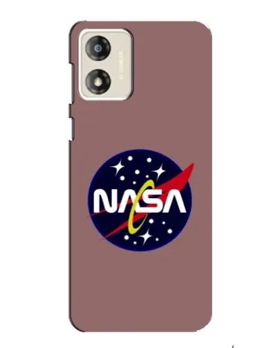 Чехол для Motorola MOTO E13 с картинкой «NASA — ретро космос»