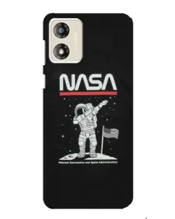 Чехол для Motorola MOTO E13 с картинкой «NASA — шагаем по Луне» Чехол для Motorola MOTO E13 с картинкой «NASA — шагаем по Луне»