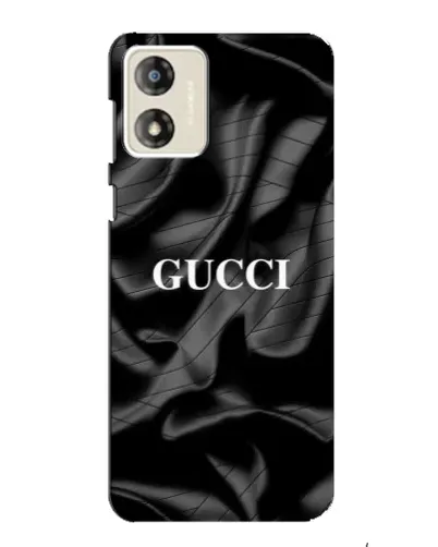 Чехол для Motorola MOTO E13 с картинкой «Gucci — шелковые волны»