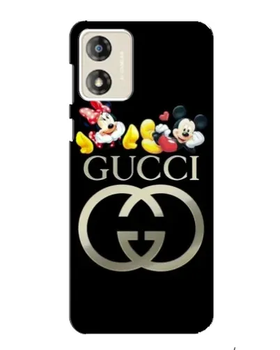 Чехол для Motorola MOTO E13 с картинкой «Gucci — герои Disney»