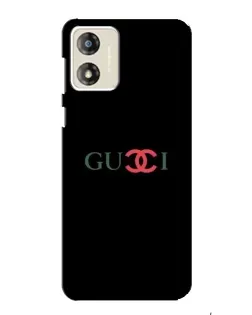 Чехол для Motorola MOTO E13 с картинкой «Gucci — красный градиент»