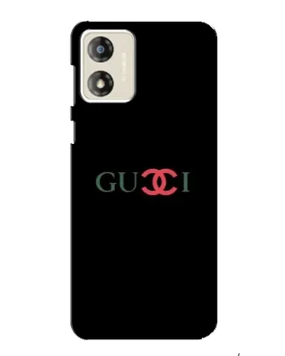 Чехол для Motorola MOTO E13 с картинкой «Gucci — красный градиент»
