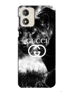 Чехол для Motorola MOTO E13 с картинкой «Gucci — дикая природа»
