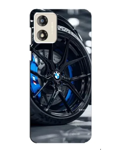 Чохол для Motorola MOTO E13 з картинкою «Колесо BMW зблизька» Чохол для Motorola MOTO E13 з картинкою «Колесо BMW зблизька»