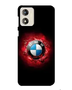 Чохол для Motorola MOTO E13 з картинкою «Логотип BMW — спалах»