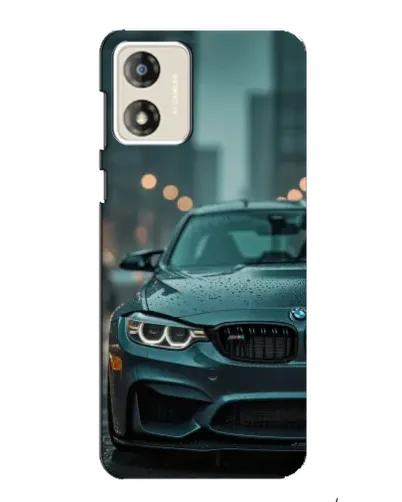 Чохол для Motorola MOTO E13 з картинкою «BMW у вогнях міста» Чохол для Motorola MOTO E13 з картинкою «BMW у вогнях міста»