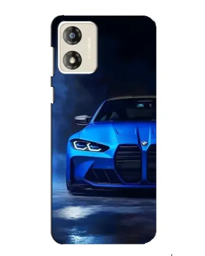Чохол для Motorola MOTO E13 з картинкою «Блакитна BMW M4» Чохол для Motorola MOTO E13 з картинкою «Блакитна BMW M4»