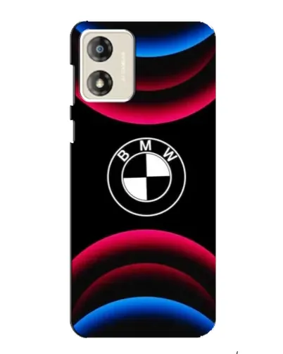 Чохол для Motorola MOTO E13 з картинкою «Логотип BMW та неонові дуги» Чохол для Motorola MOTO E13 з картинкою «Логотип BMW та неонові дуги»