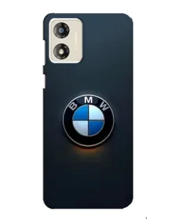Чохол для Motorola MOTO E13 з картинкою «Логотип BMW — мінімалізм»