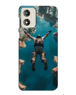 Чехол для Motorola MOTO E13 с картинкой «PUBG — свободное падение» Чехол для Motorola MOTO E13 с картинкой «PUBG — свободное падение»