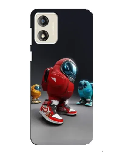 Чохол для Motorola MOTO E13 з картинкою «Among Us — 3D стиль»