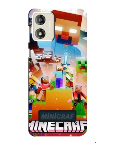 Чохол для Motorola MOTO E13 з картинкою «Minecraft герої гри»