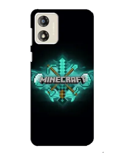 Чохол для Motorola MOTO E13 з картинкою «Minecraft Diamond лого»