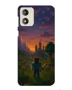 Чохол для Motorola MOTO E13 з картинкою «Стів біля вежі»