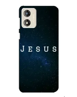 Чехол для Motorola MOTO E13 с картинкой «Звездное небо Jesus»