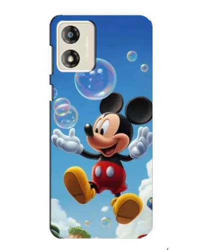 Чохол для Motorola MOTO E13 з картинкою «Mickey та мильні бульбашки»