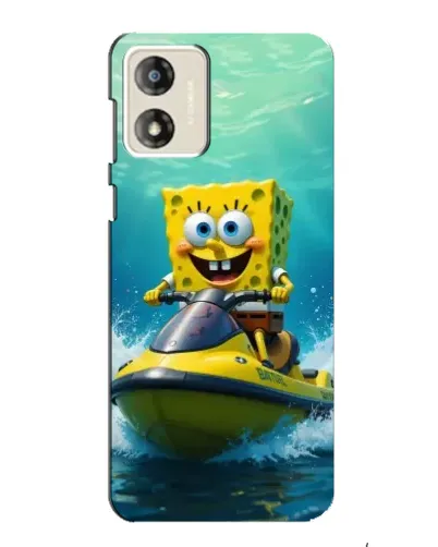 Чехол для Motorola MOTO E13 с картинкой «Спанч Боб на гидроцикле» Чехол для Motorola MOTO E13 с картинкой «Спанч Боб на гидроцикле»