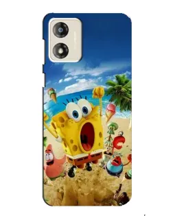 Чехол для Motorola MOTO E13 с картинкой «Развлечения на пляже»