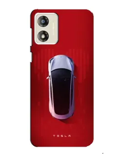 Чехол для Motorola MOTO E13 с картинкой «Tesla Top View» Чехол для Motorola MOTO E13 с картинкой «Tesla Top View»