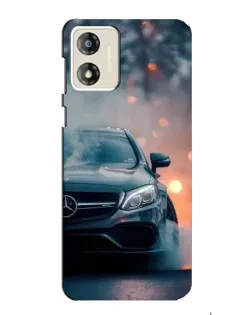Чехол для Motorola MOTO E13 с картинкой «Mercedes — ночной город» Чехол для Motorola MOTO E13 с картинкой «Mercedes — ночной город»