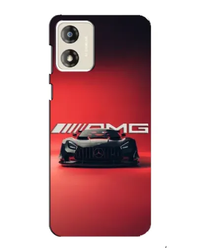Чехол для Motorola MOTO E13 с картинкой «Mercedes AMG — красная линия»
