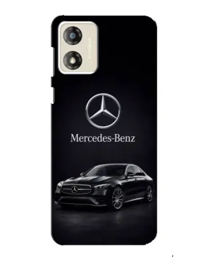 Чехол для Motorola MOTO E13 с картинкой «Mercedes — решетка радиатора»