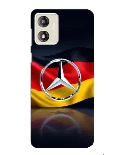 Чехол для Motorola MOTO E13 с картинкой «Mercedes — флаг Германии» Чехол для Motorola MOTO E13 с картинкой «Mercedes — флаг Германии»