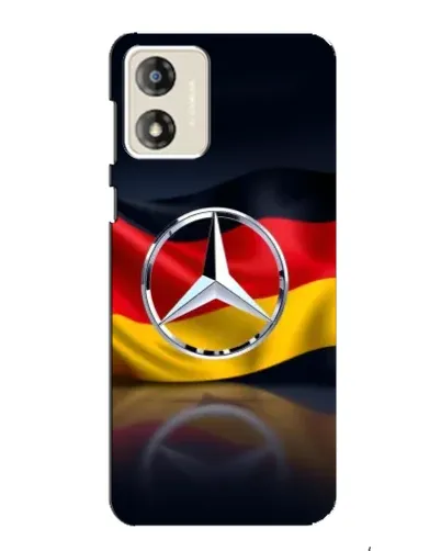 Чехол для Motorola MOTO E13 с картинкой «Mercedes — флаг Германии»