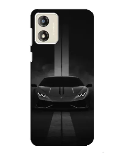 Чехол для Motorola MOTO E13 с картинкой «Lamborghini симметрия дорог»
