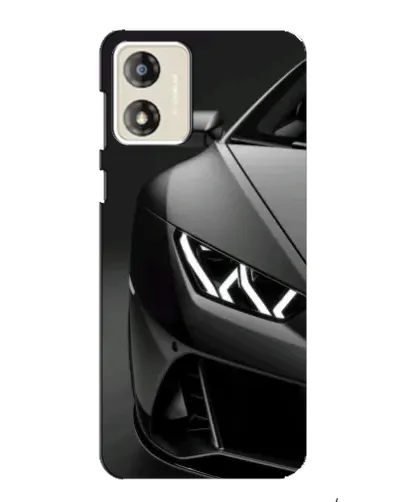 Чехол для Motorola MOTO E13 с картинкой «Lamborghini фары детализация»