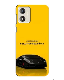 Чохол для Motorola MOTO E13 з картинкою «Lamborghini Huracan чорний» Чохол для Motorola MOTO E13 з картинкою «Lamborghini Huracan чорний»
