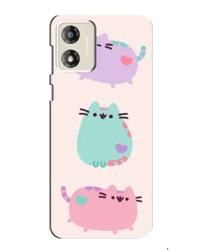 Чохол для Motorola MOTO E13 з картинкою «Pusheen тріо» Чохол для Motorola MOTO E13 з картинкою «Pusheen тріо»