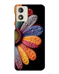 Чехол для Motorola MOTO E13 с картинкой «Радужный цветок» Чехол для Motorola MOTO E13 с картинкой «Радужный цветок»
