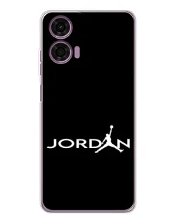 Чехол для Motorola Moto E14 с картинкой «Jordan White Logo» Чехол для Motorola Moto E14 с картинкой «Jordan White Logo»