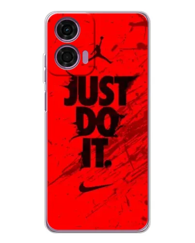 Чехол для Motorola Moto E14 с картинкой «Nike Just Do It» Чехол для Motorola Moto E14 с картинкой «Nike Just Do It»