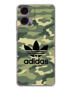 Чехол для Motorola Moto E14 с картинкой «Милитари стиль Adidas» Чехол для Motorola Moto E14 с картинкой «Милитари стиль Adidas»