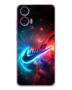 Чехол для Motorola Moto E14 с картинкой «Огненный логотип Nike» Чехол для Motorola Moto E14 с картинкой «Огненный логотип Nike»