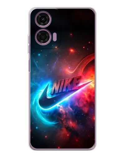Чехол для Motorola Moto E14 с картинкой «Огненный логотип Nike» Чехол для Motorola Moto E14 с картинкой «Огненный логотип Nike»
