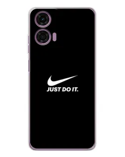 Чехол для Motorola Moto E14 с картинкой «Минимализм от Nike» Чехол для Motorola Moto E14 с картинкой «Минимализм от Nike»