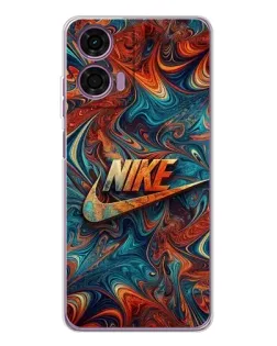 Чехол для Motorola Moto E14 с картинкой «Nike в абстракции» Чехол для Motorola Moto E14 с картинкой «Nike в абстракции»