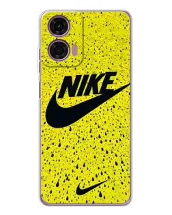 Чехол для Motorola Moto E14 с картинкой «Желтый текстурный Nike» Чехол для Motorola Moto E14 с картинкой «Желтый текстурный Nike»