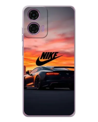 Чехол для Motorola Moto E14 с картинкой «Nike и суперкар» Чехол для Motorola Moto E14 с картинкой «Nike и суперкар»