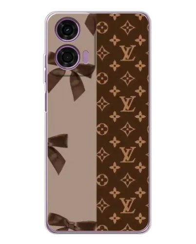 Чехол для Motorola Moto E14 с картинкой «Louis Vuitton — банты» Чехол для Motorola Moto E14 с картинкой «Louis Vuitton — банты»