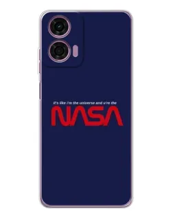 Чехол для Motorola Moto E14 с картинкой «NASA — глубокий космос»