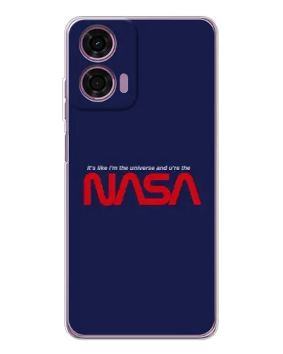 Чехол для Motorola Moto E14 с картинкой «NASA — глубокий космос»
