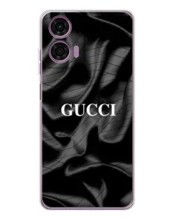 Чехол для Motorola Moto E14 с картинкой «Gucci — шелковые волны»