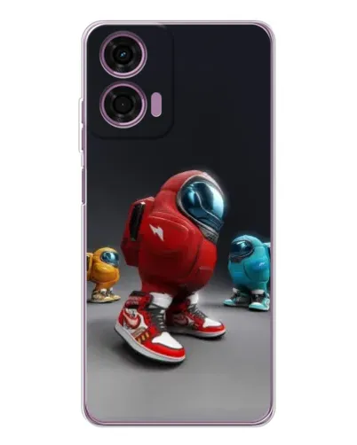 Чехол для Motorola Moto E14 с картинкой «Among Us — 3D стиль» Чехол для Motorola Moto E14 с картинкой «Among Us — 3D стиль»